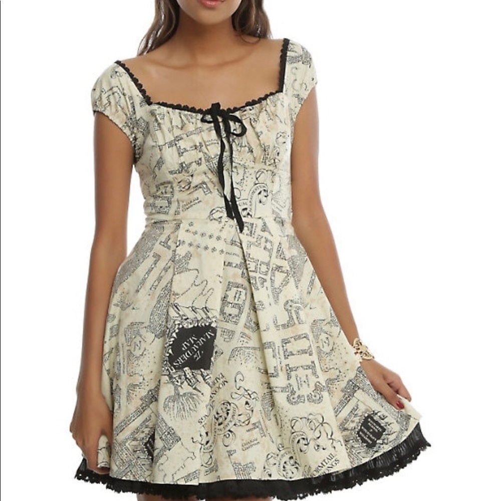 Harry Potter marauders map dress